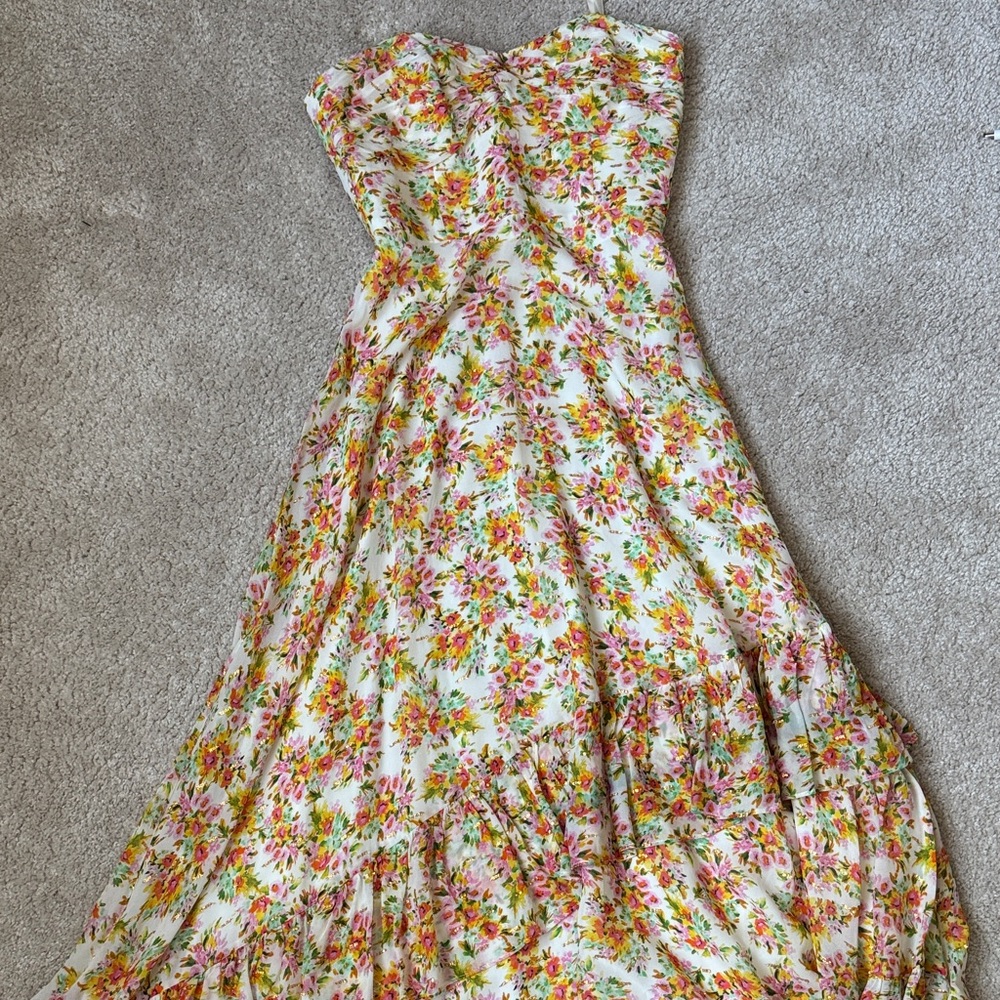 Anthropologie Floral Maxi Dress - Multicolor